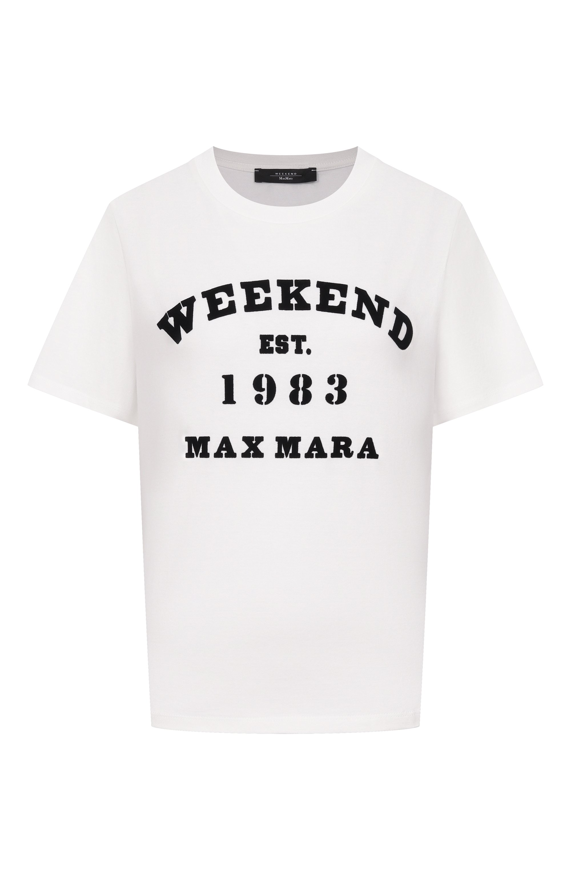 Хлопковая футболка WEEKEND MAX MARA, арт. TENUE, фото 1