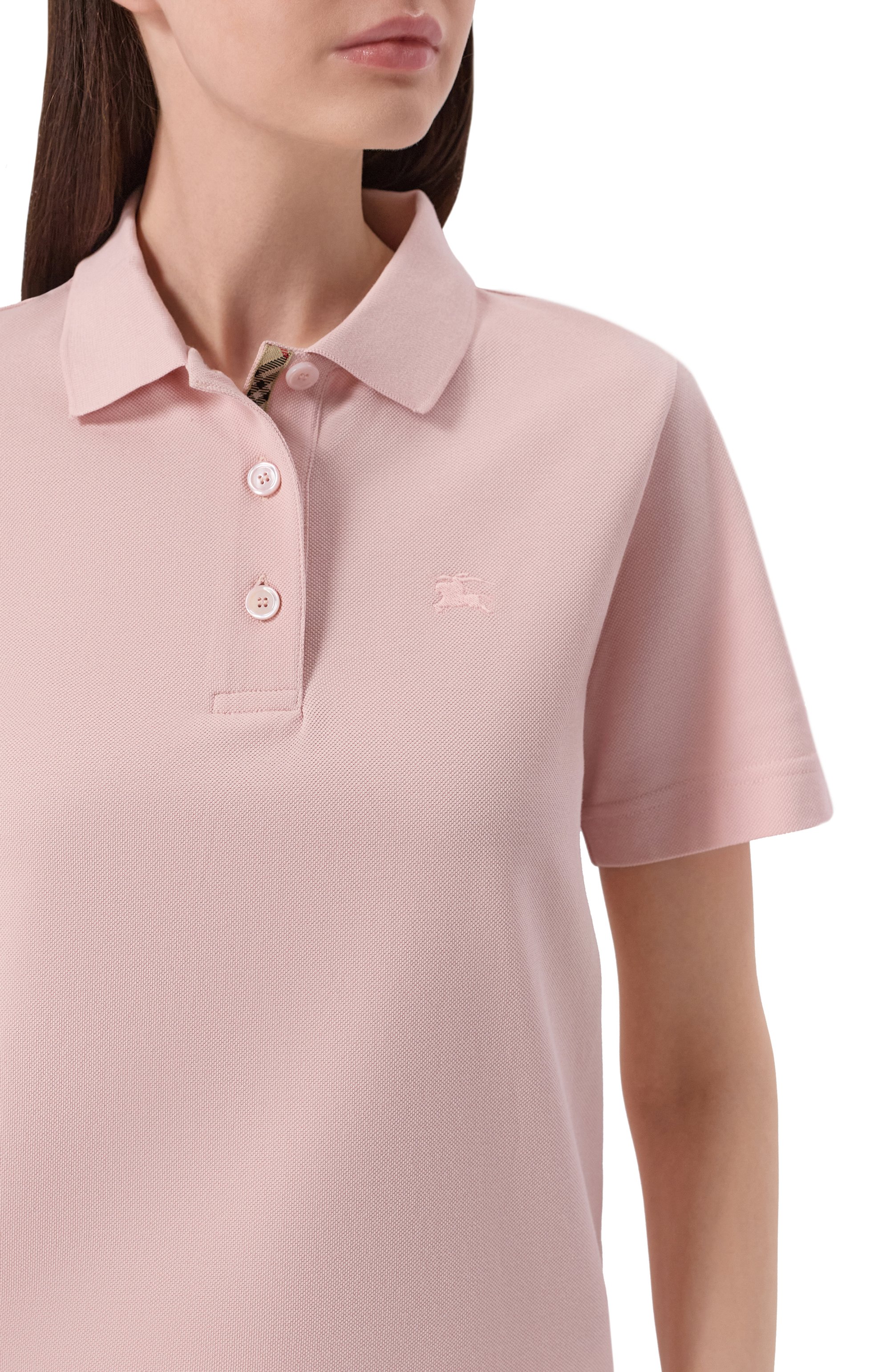 Хлопковое поло BURBERRY, арт. 8118960, фото 5