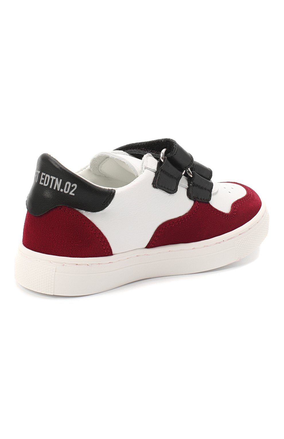 Кожаные кеды DSQUARED2 бордового цвета по цене 29950 руб., арт. 64923/KALEID0/28-35, фото 3 Кожаные кеды DSQUARED2, арт. 64923/KALEID0/28-35, фото 3