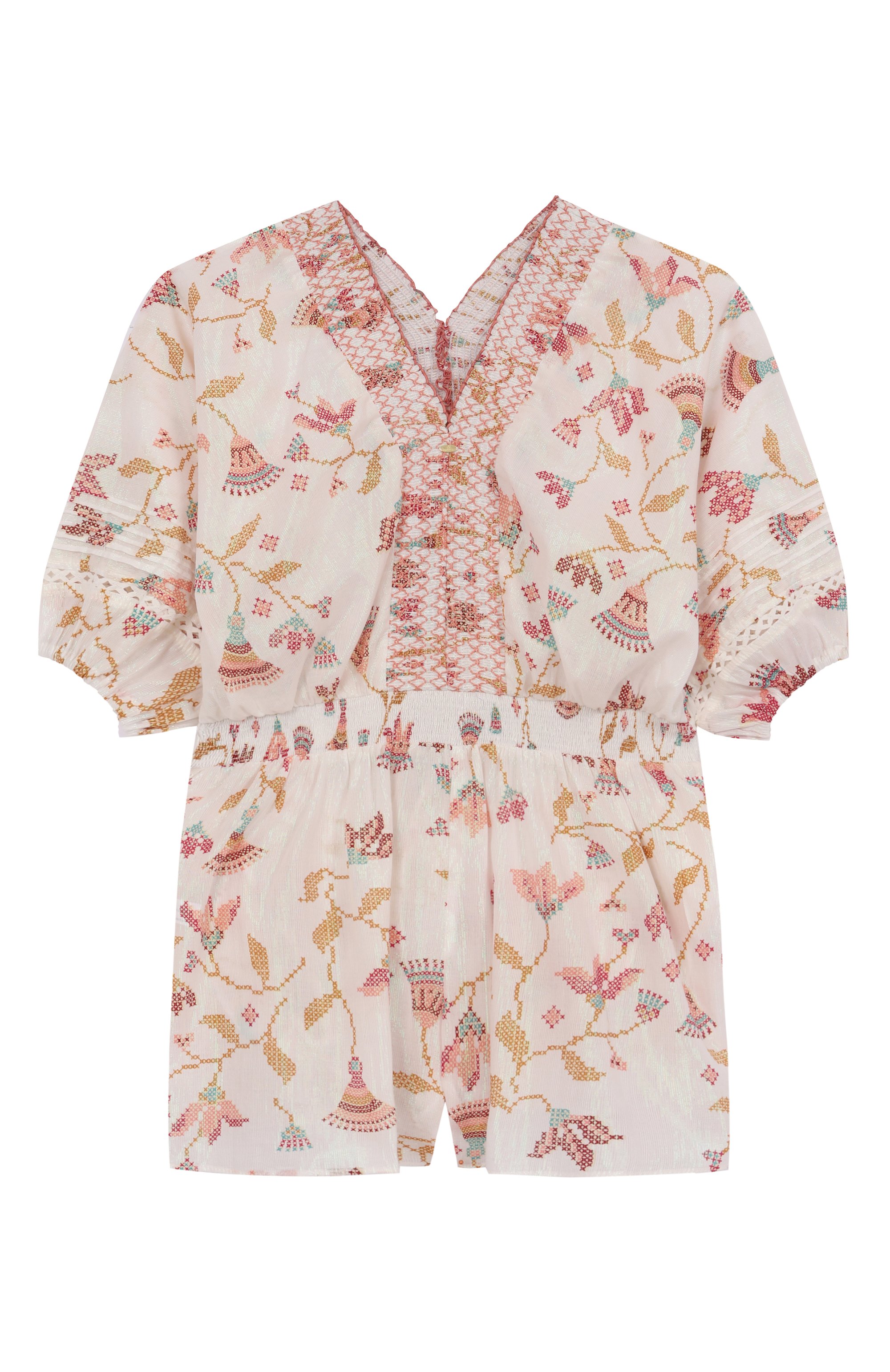 Хлопковый комбинезон POUPETTE ST BARTH, арт. KHNS25PKYYP, фото 2