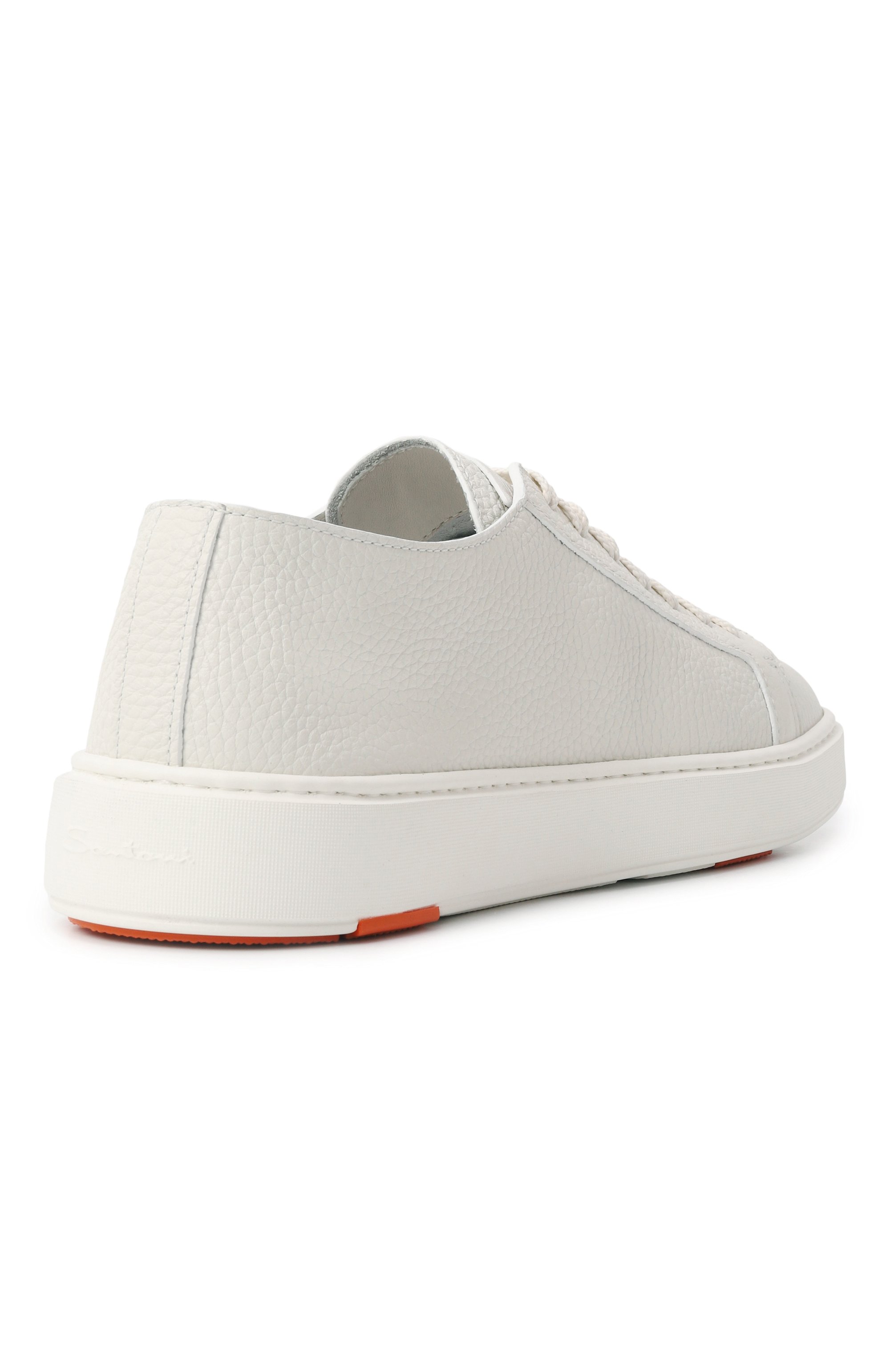 Кожаные кеды cleanic SANTONI белого цвета по цене 58850 руб., арт. MBCG21430BARCMMD, фото 5 Кожаные кеды cleanic SANTONI, арт. MBCG21430BARCMMD, фото 5