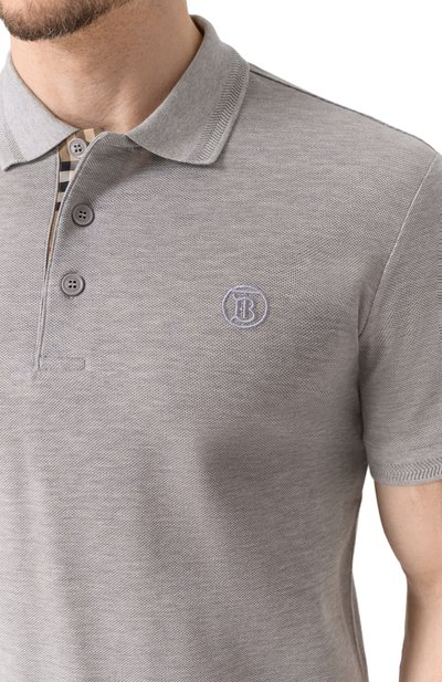 Хлопковое поло BURBERRY, арт. 8052966, фото 5