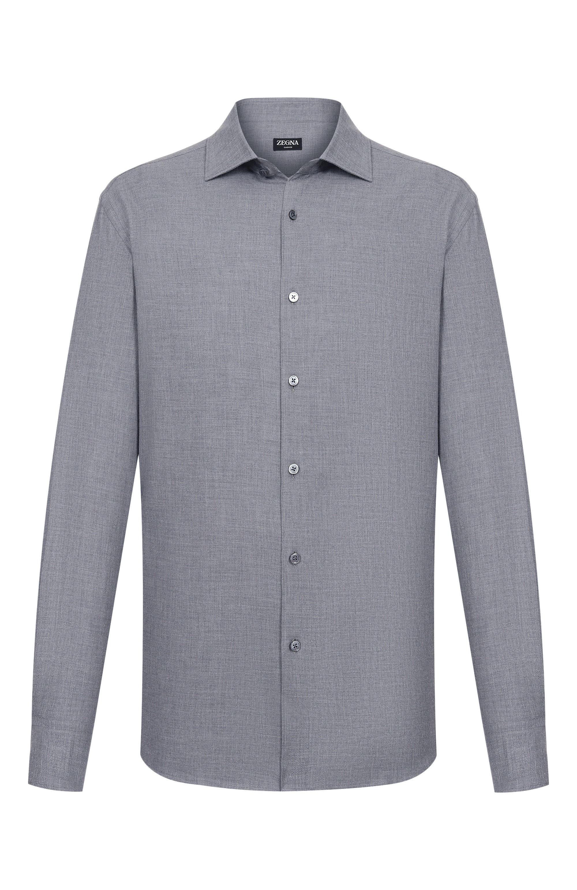 Рубашка из хлопка и кашемира ZEGNA, арт. SRF5/RE8X44A6, фото 1