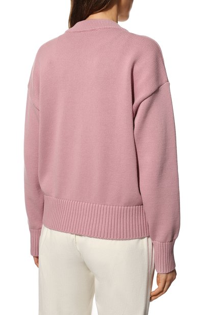 Кардиган из хлопка и шерсти AMI, арт. UKC003.016, фото 4