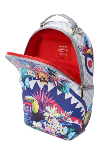 Рюкзак flowering jungle shark SPRAYGROUND, арт. 910B8625NSZ/CREAM FL0WERING JUNGLE SHARK DLXSV BAC, фото 3