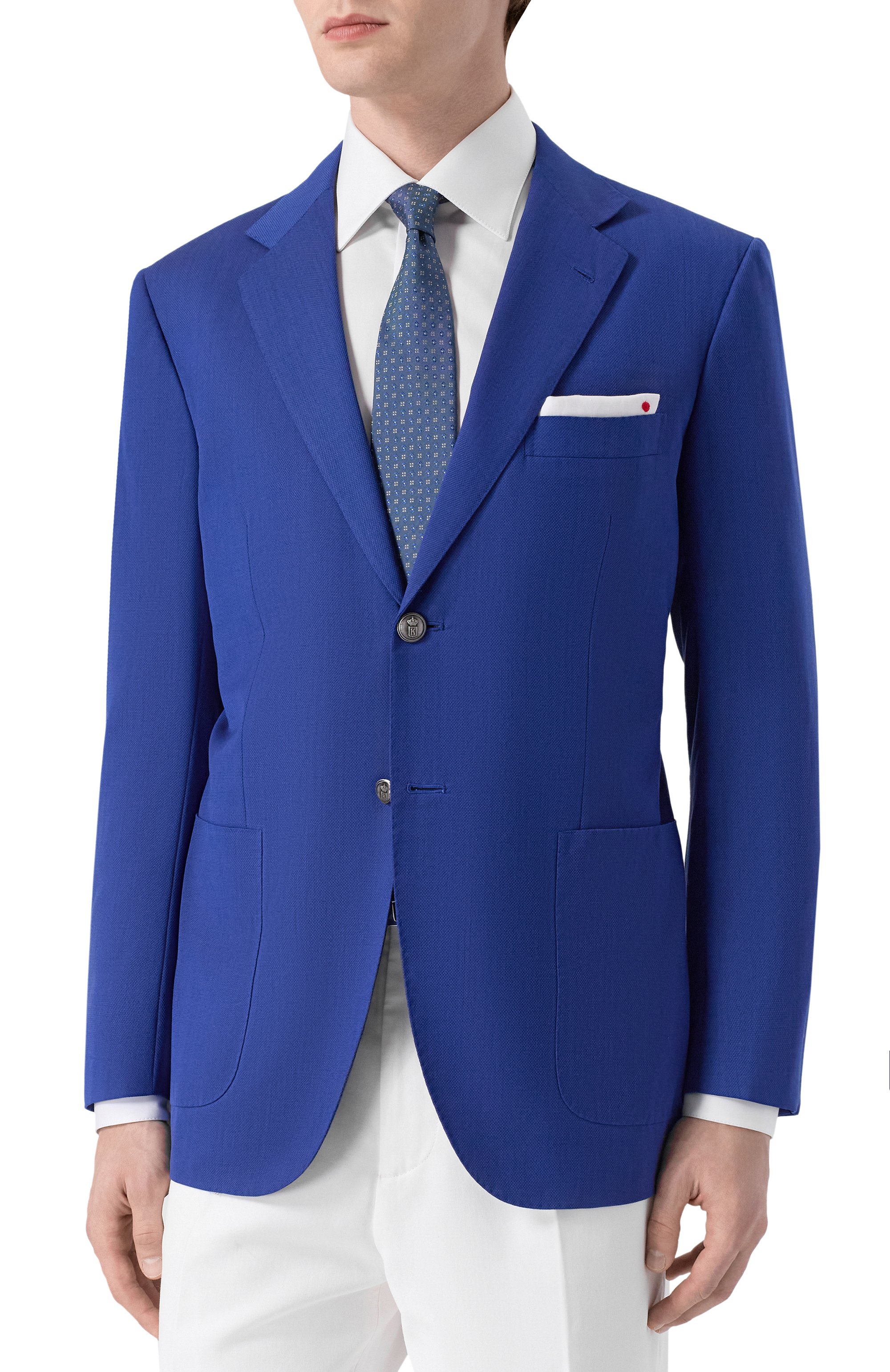 Шерстяной пиджак KITON, арт. UG81K01X25, фото 4