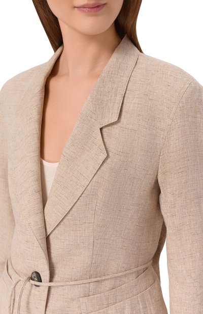 Льняной жакет EMPORIO ARMANI, арт. EW003980/TE10381, фото 5
