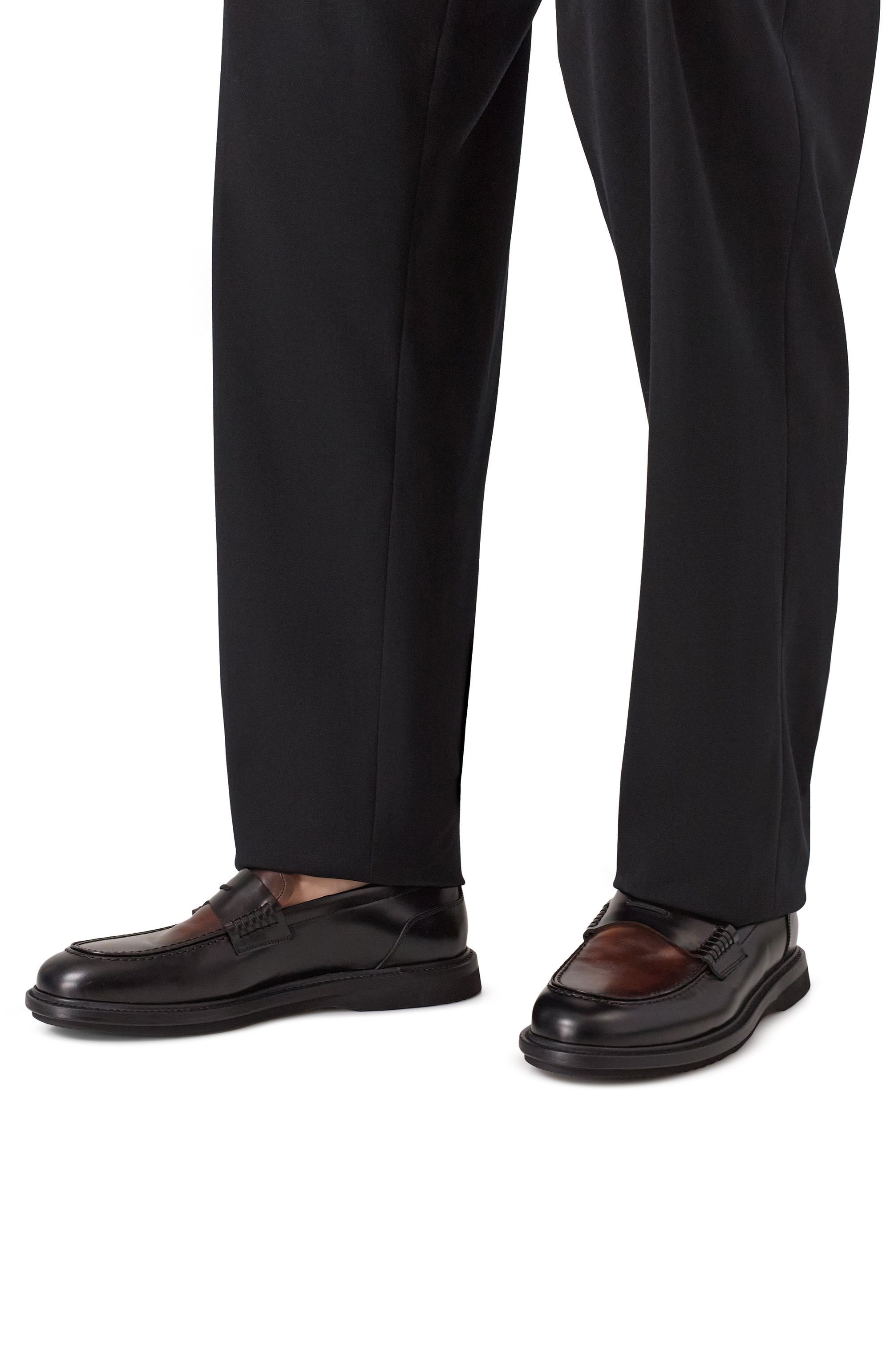 Кожаные пенни-лоферы PANTANETTI, арт. 19041B/SLIDE+SHELBY, фото 3