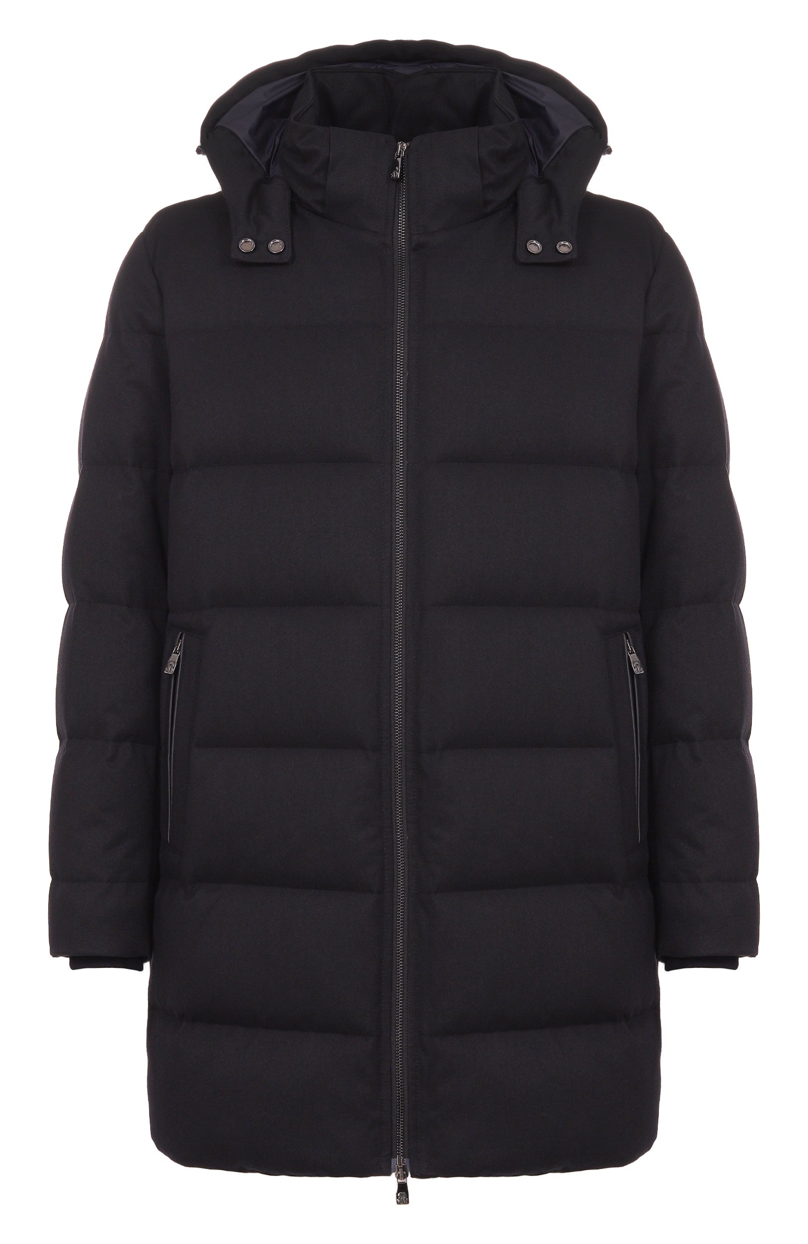 Пуховик CORNELIANI темно-синего цвета по цене 118000 руб., арт. 2825U9/2A20157, фото 1 Пуховик CORNELIANI, арт. 2825U9/2A20157, фото 1