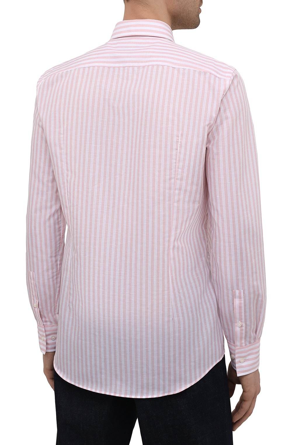 Рубашка из хлопка и льна BOSS, арт. 50451268, фото 4