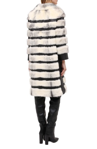 Шуба из меха норки SAINT LAURENT, арт. 626426/Y7XH2, фото 5