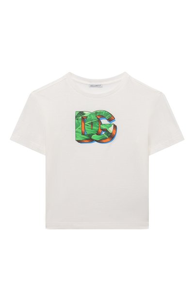 Хлопковая футболка DOLCE & GABBANA, арт. L4JTEY/G7K8C/2-6, фото 1