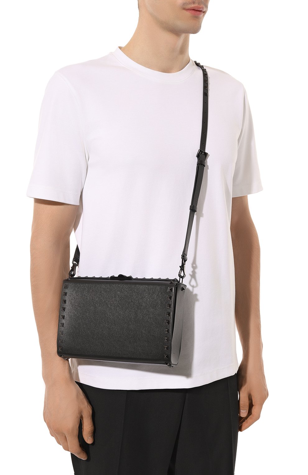 Кожаная сумка rockstud VALENTINO, арт. WY0B0B24/TLL, фото 2