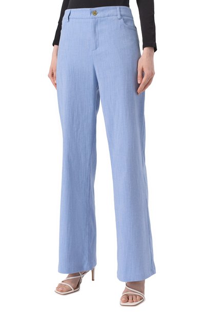 Брюки MAX AND MOI голубого цвета по цене 38500 руб., арт. E25BAINA, фото 3 Брюки MAX AND MOI, арт. E25BAINA, фото 3