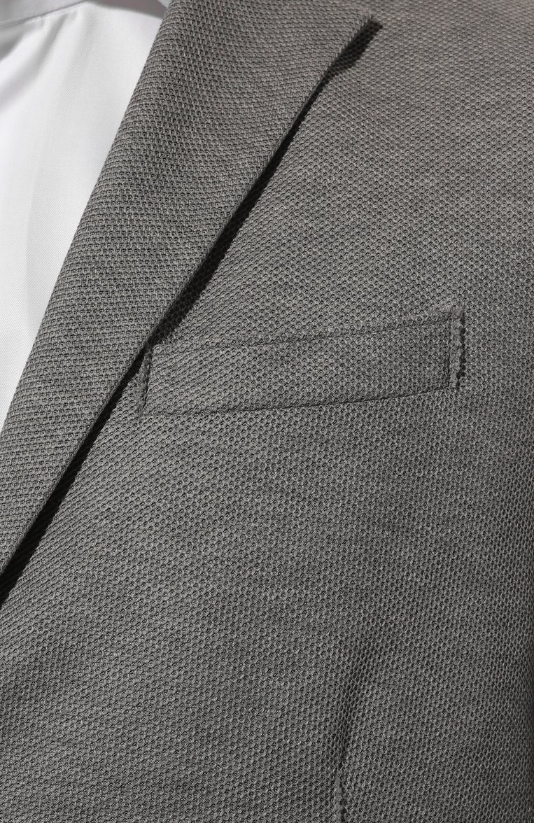 Хлопковый пиджак HARRIS WHARF LONDON, арт. C8P22PPR, фото 7