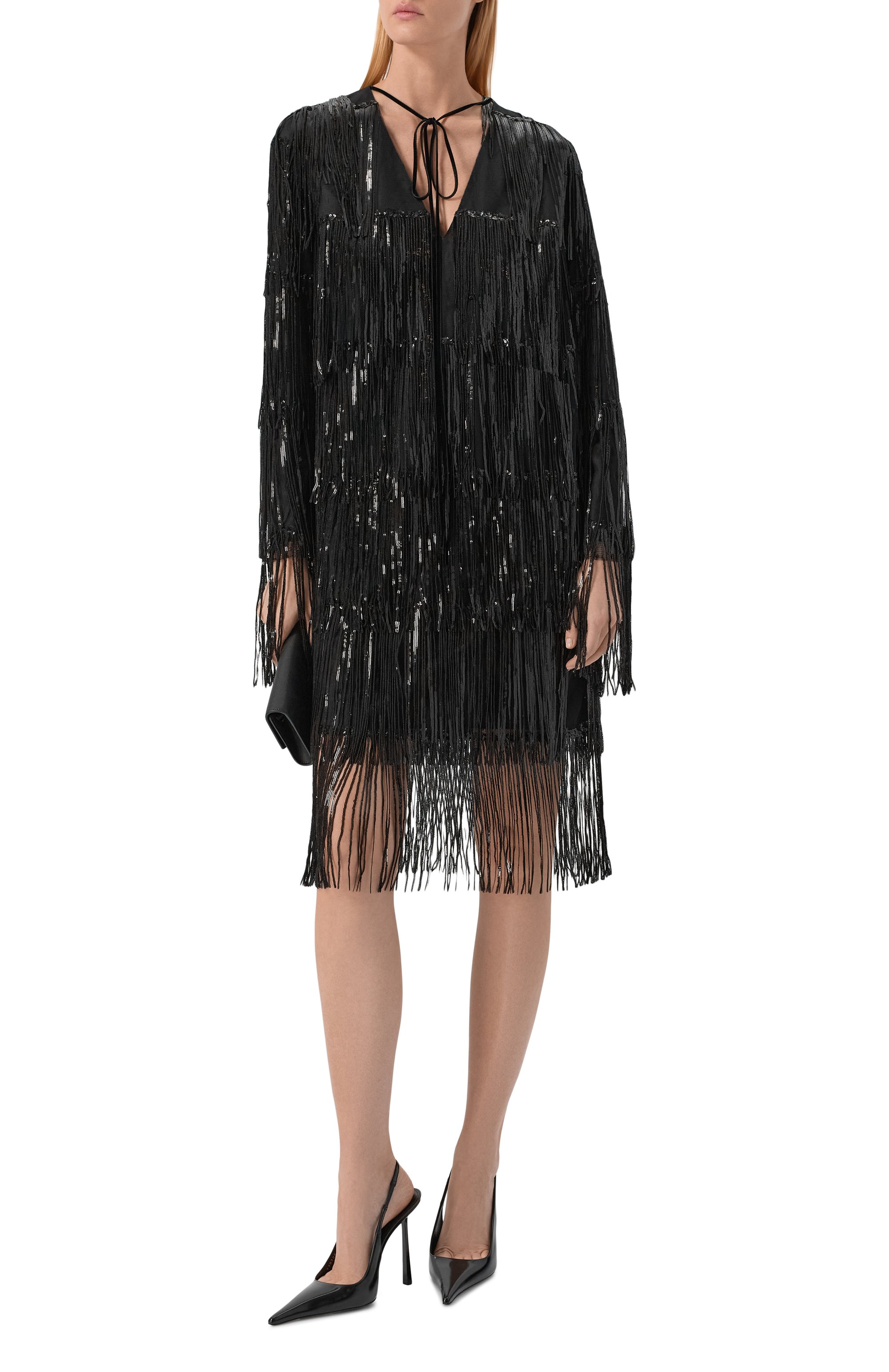 Платье с отделкой пайетками NINA RICCI, арт. 25ACR0041/PL0481, фото 2