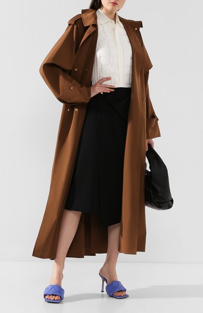Тренч из смеси хлопка и вискозы BOTTEGA VENETA, арт. 609119/VK0N0, фото 2