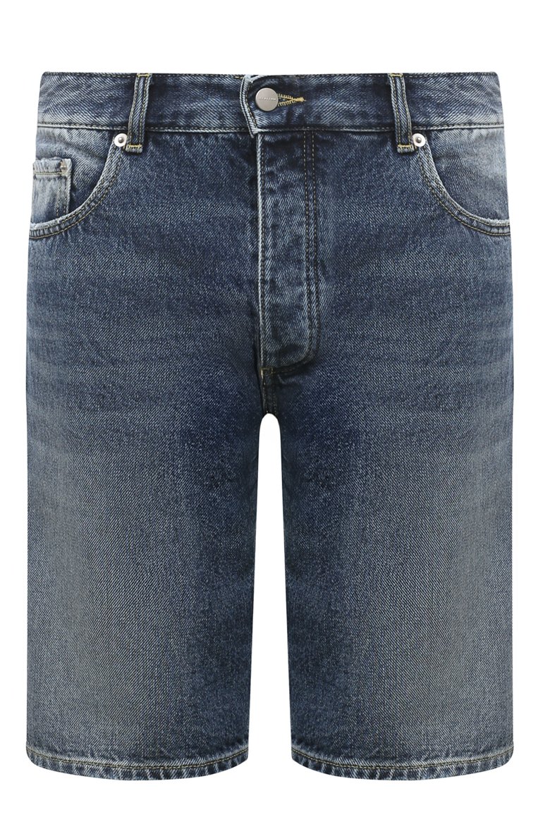 Мужские джинсовые шорты ICON DENIM LA темно-си�него цвета, арт. JACK/ID8750 | Фото 1 (Материал внешний: Хлопок, Деним; Длина Шорты М: До колена; Случай: Повседневный; Стили: Кэжуэл; Принт: Без принта; Кросс-КТ: Деним; Детали: Без декора; Автоматизация состава: Проставлено; Автоматизация ТО: Проставлено)