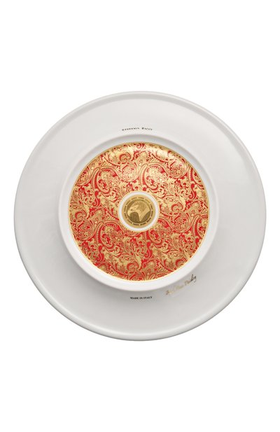 Тарелка обеденная средняя velin red STEFANO RICCI красного цвета по цене 51500 руб., арт. 0PP003/VELIN6/C. 1036, фото 3 Тарелка обеденная средняя velin red STEFANO RICCI, арт. 0PP003/VELIN6/C. 1036, фото 3
