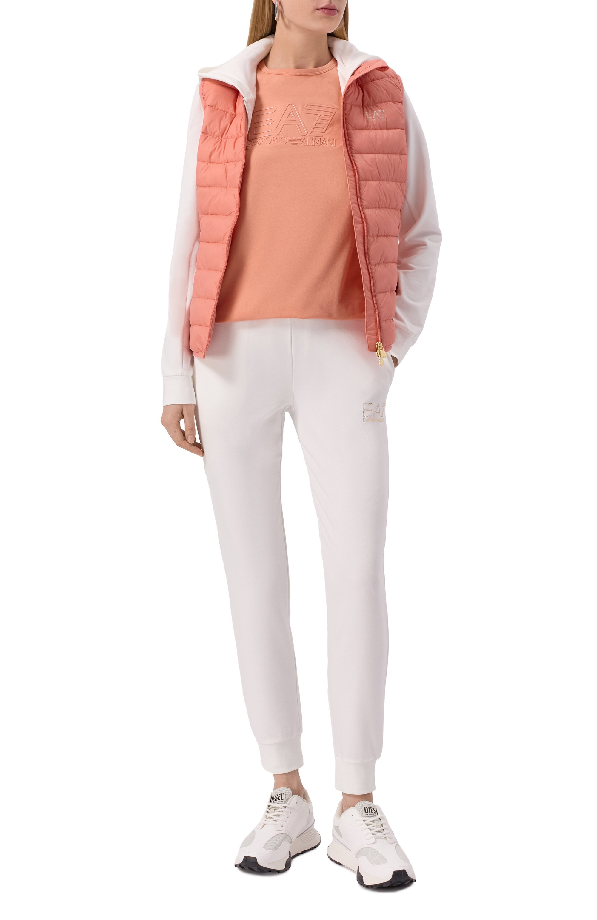 Хлопковая футболка EA7, арт. 7W000098/AF12503, фото 2