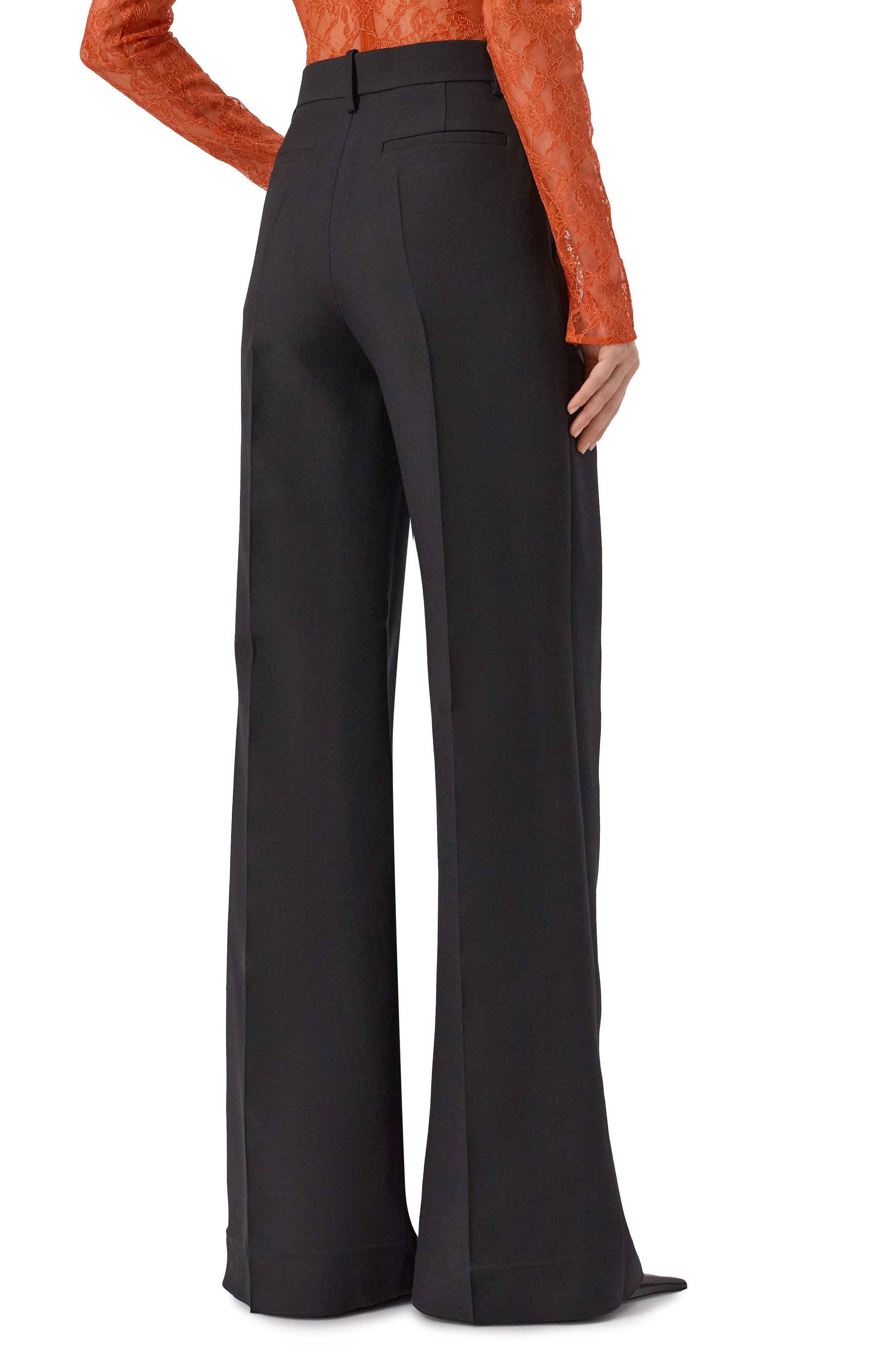 Брюки из шерсти и шелка VALENTINO, арт. 7B0RB6S0/1CF, фото 4