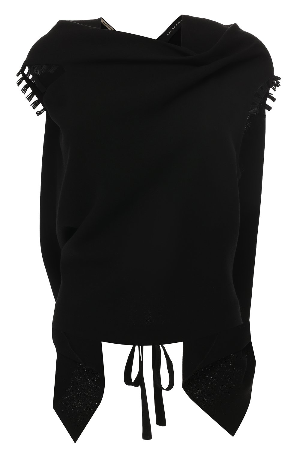 Шерстяной топ ROLAND MOURET черного цвета по цене 41050 руб., арт. PS19/S6100/F0248, фото 1 Шерстяной топ ROLAND MOURET, арт. PS19/S6100/F0248, фото 1