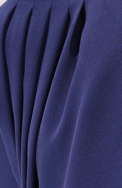 Однотонное шелковое платье-миди асимметричного кроя PRADA, арт. P36S6-1H51-F0216, фото 5