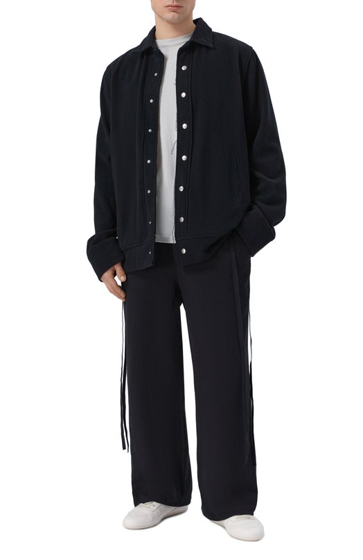 Кожаные кеды Minimal Rick Owens RU01F2889/LBHX Белый  RU01F2889/LBHX Фото 2