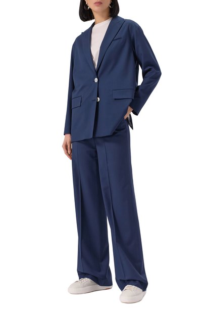 Женские шерстяные брюки KITON, арт. D48109K0102401