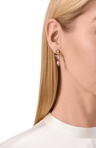 Серьги gema SWAROVSKI разноцветного цвета по цене 21400 руб., арт. 5714815, фото 4 Серьги gema SWAROVSKI, арт. 5714815, фото 4