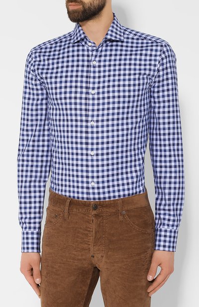 Хлопковая рубашка BOSS, арт. 50415749, фото 3