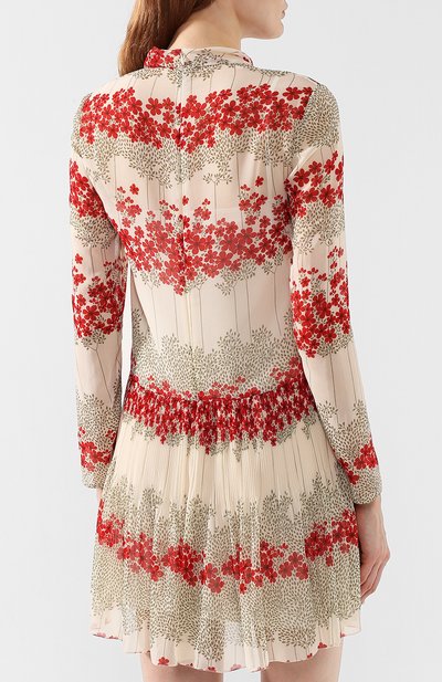 Платье с принтом REDVALENTINO белого цвета по цене 59950 руб., арт. SR3VAF80/4A0, фото 4 Платье с принтом REDVALENTINO, арт. SR3VAF80/4A0, фото 4