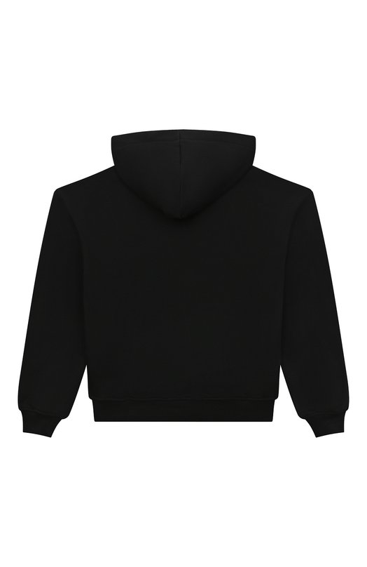 Хлопковое худи MSGM kids Чёрный, фото 2