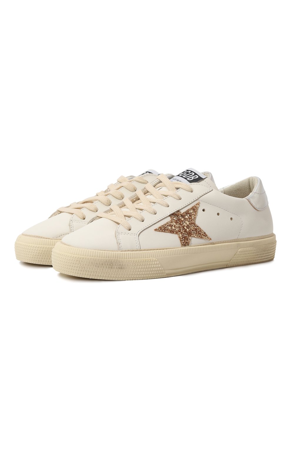 Кожаные кеды may GOLDEN GOOSE DELUXE BRAND, арт. GTF00112.F004813, фото 1