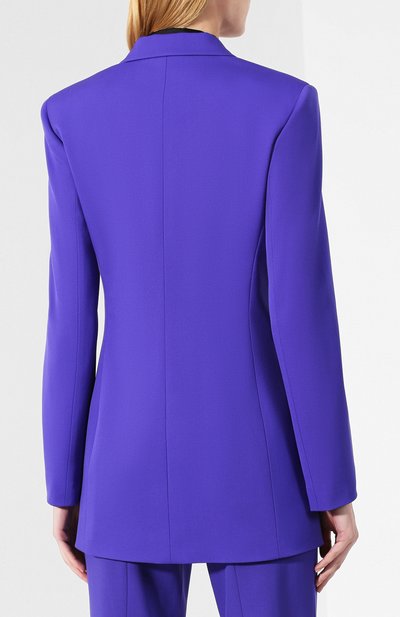 Шерстяной жакет EMILIO PUCCI фиолетового цвета по цене 175000 руб., арт. 9RRB40/9R605, фото 4 Шерстяной жакет EMILIO PUCCI, арт. 9RRB40/9R605, фото 4