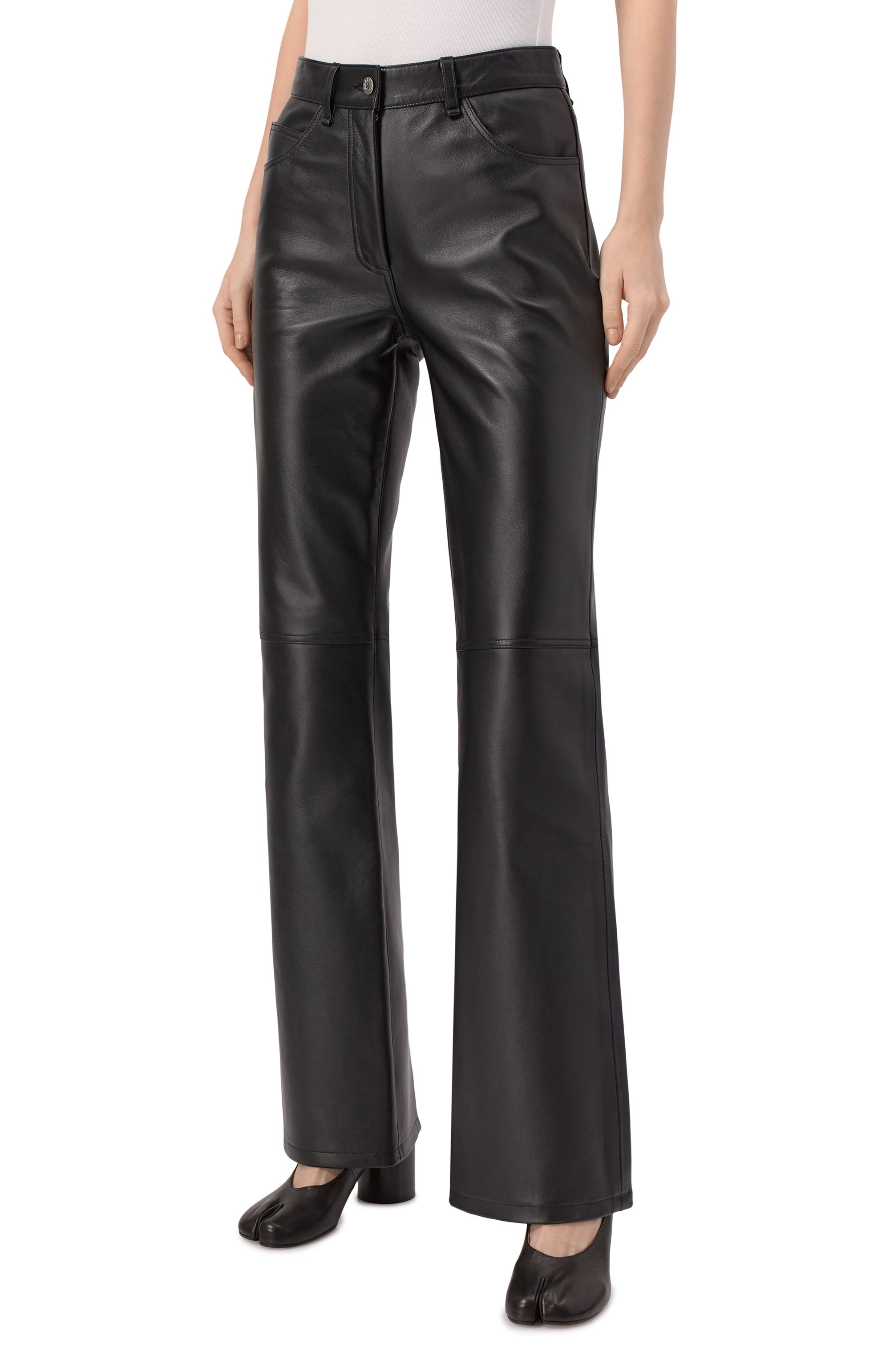 Кожаные брюки HALFBOY, арт. HS251WL013, фото 3