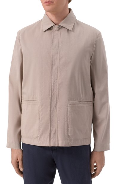 Куртка из хлопка и шелка CORNELIANI, арт. 25LI44-2514528, фото 3