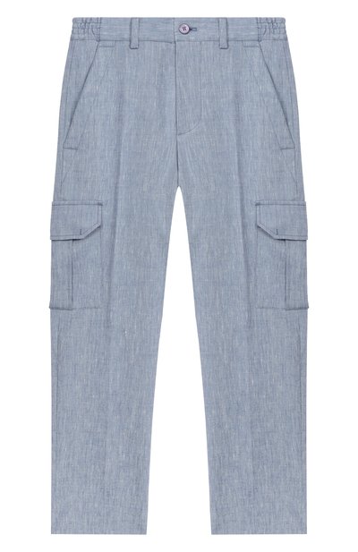 Брюки изо льна и вискозы STEFANO RICCI JUNIOR, арт. Y1T6100070/LPVE1U