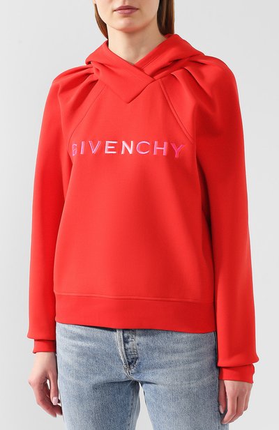 Хлопковое худи GIVENCHY, арт. BWJ00Q30G6, фото 3