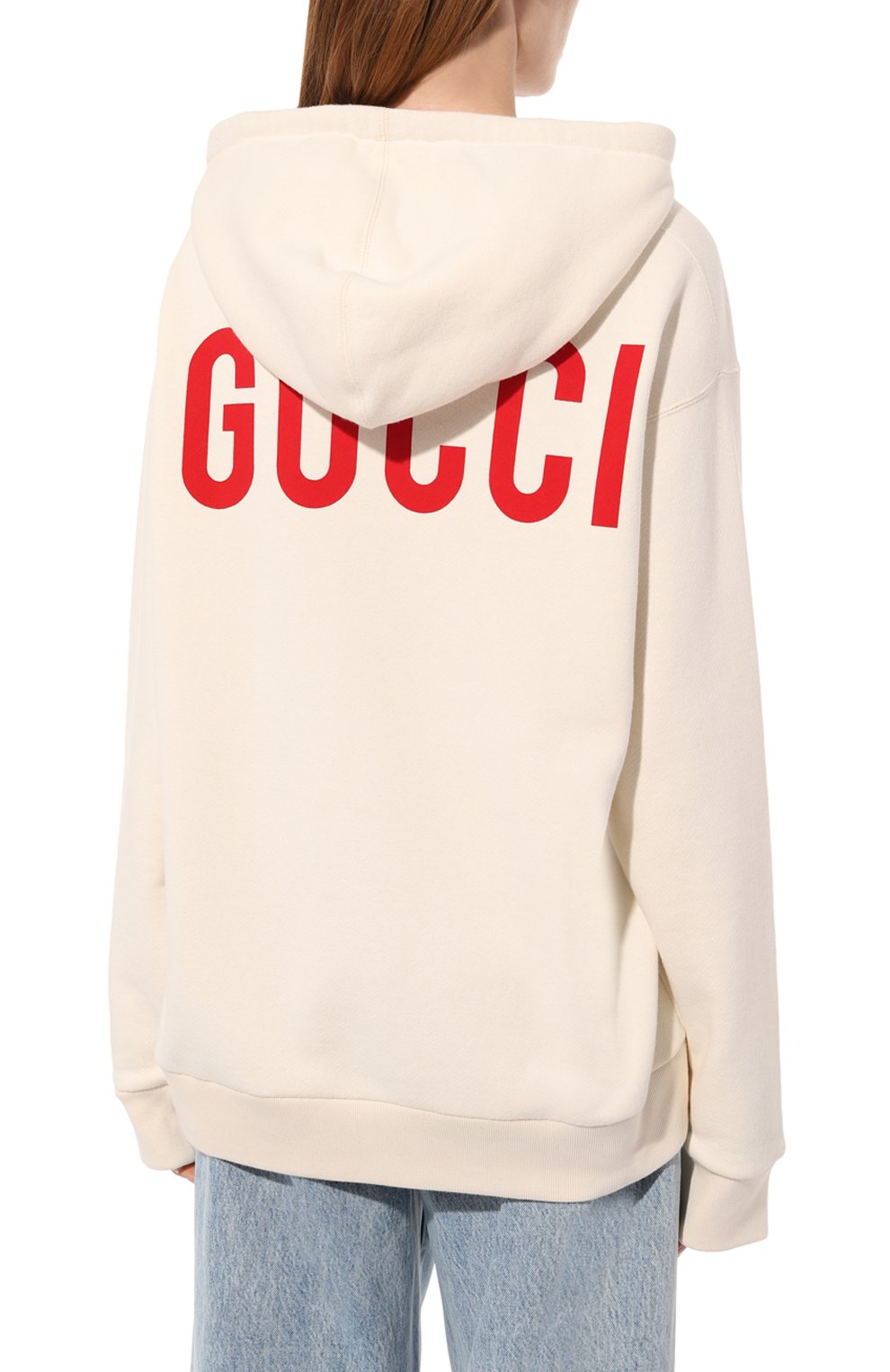 Хлопковое худи GUCCI, арт. 469251 XJBUY, фото 4
