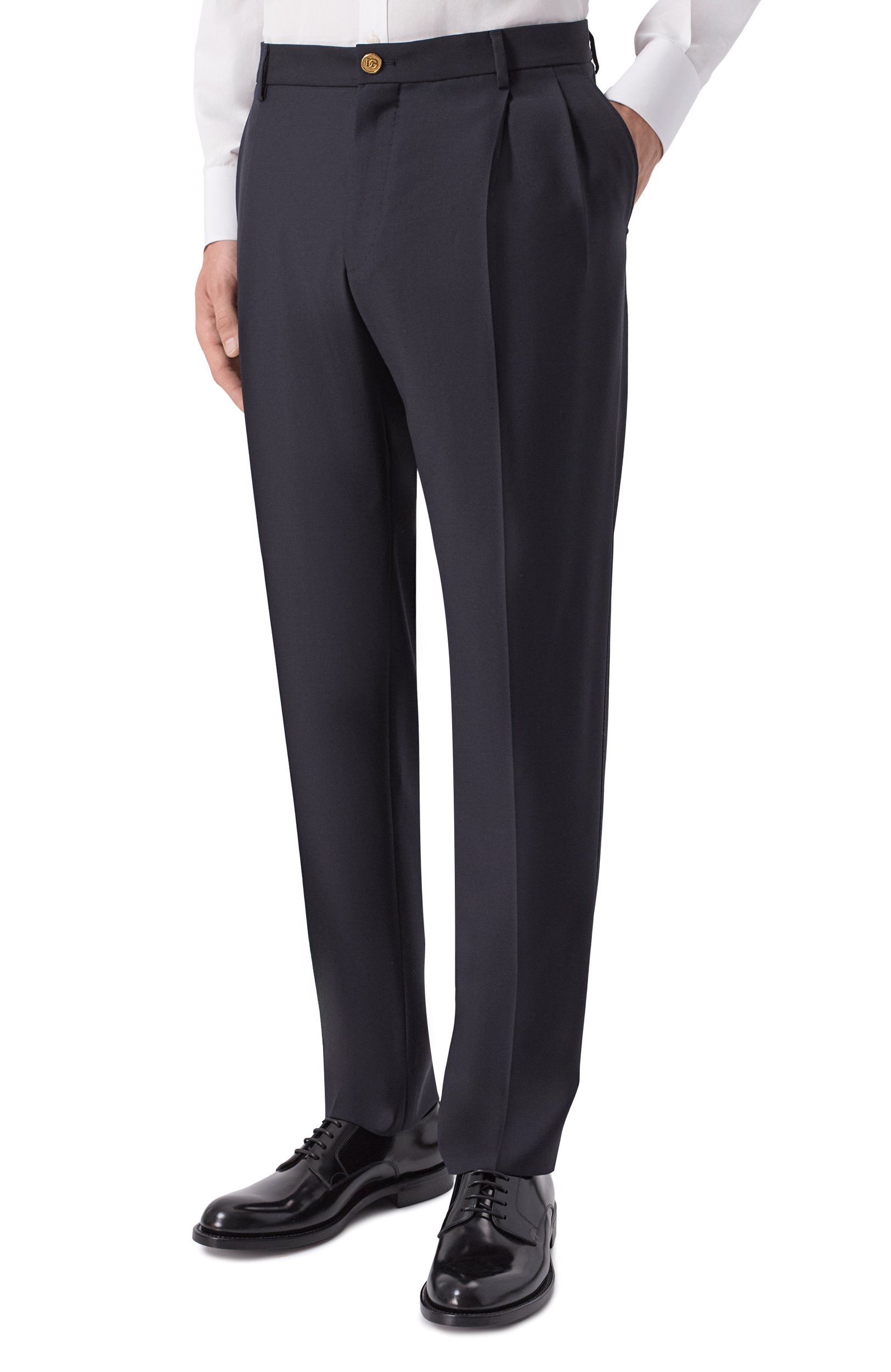 Шерстяные брюки DOLCE & GABBANA, арт. GW0NET/FU2Z8, фото 3