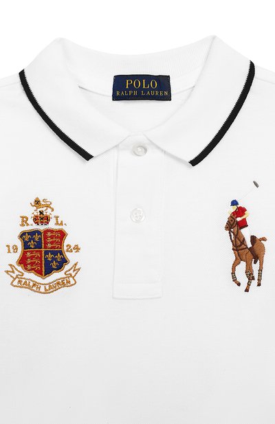 Хлопковое поло POLO RALPH LAUREN, арт. 321737844, фото 3
