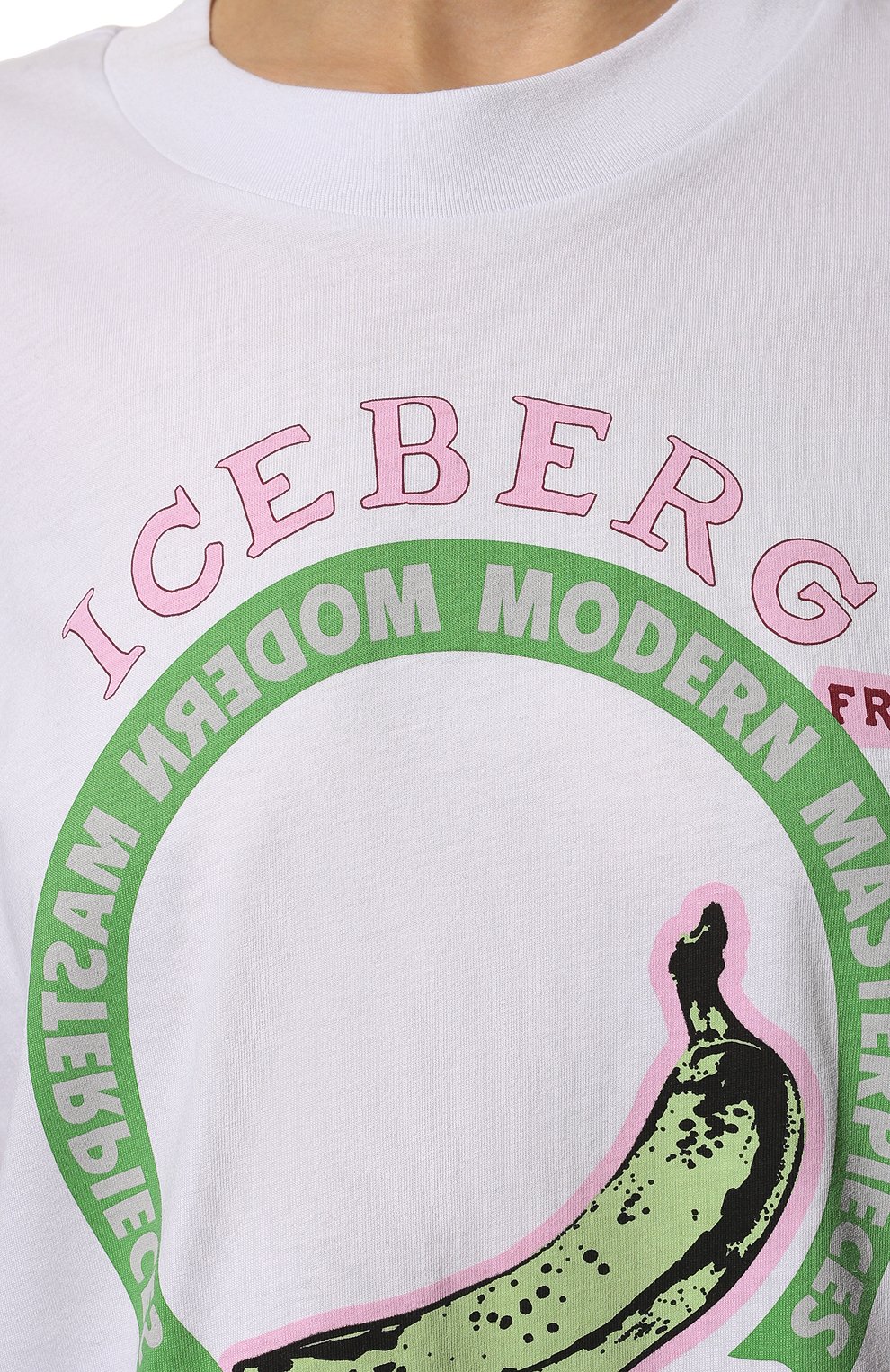 Хлопковая футболка ICEBERG, арт. 22E I2P0/F5A2/6301, фото 5