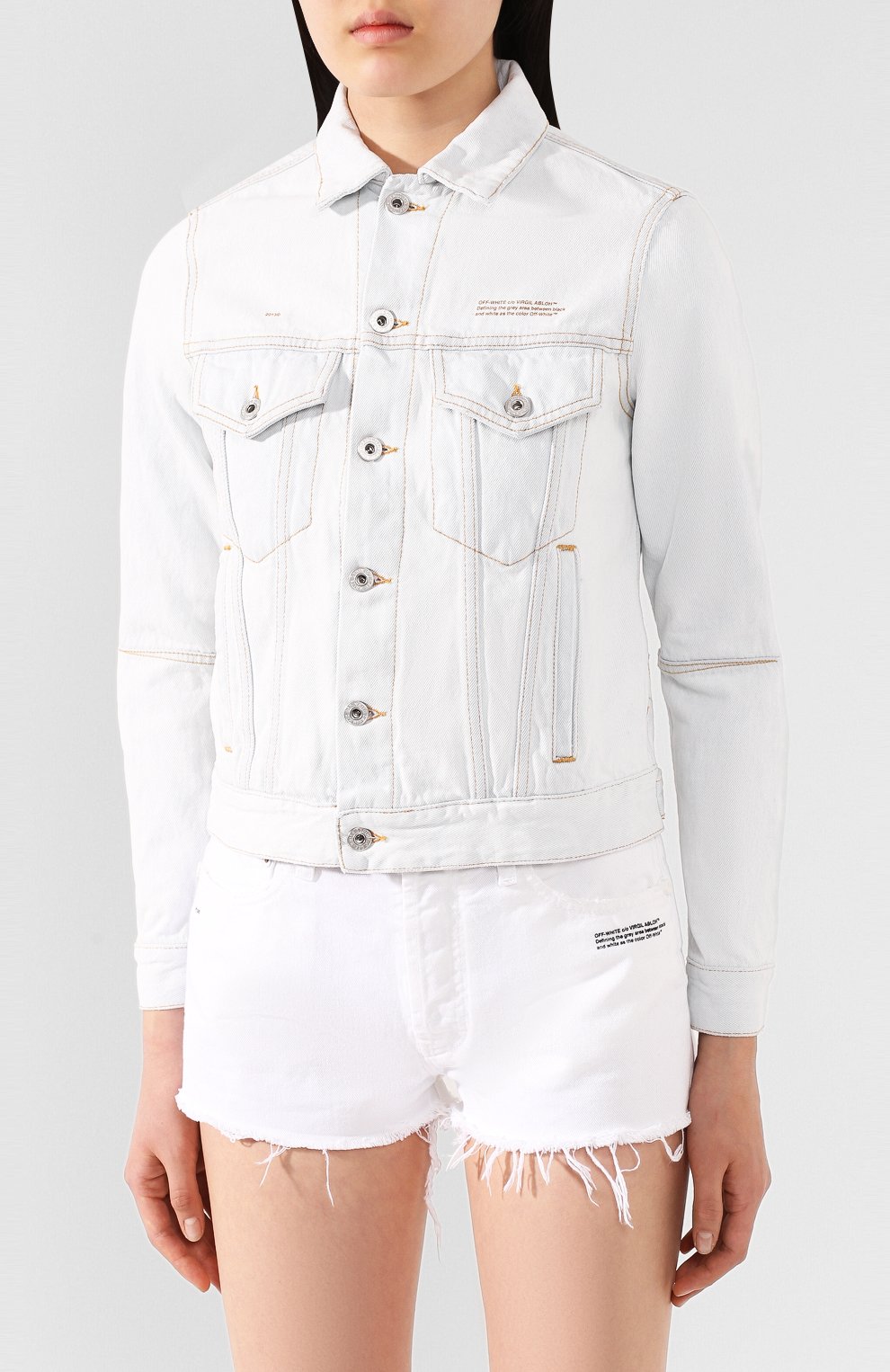 Джинсовая куртка OFF-WHITE, арт. 0WYE014S20DEN0014000, фото 3