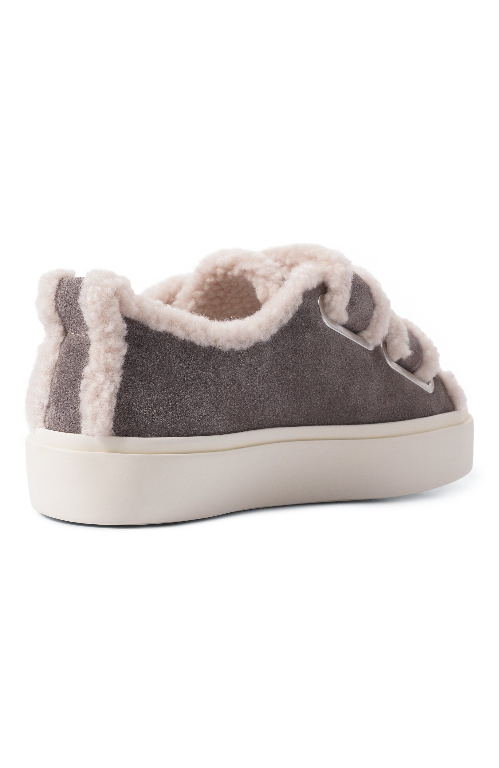 Замшевые кеды shearling low velcro INUIKII, арт. 1001.001.0231, фото 5