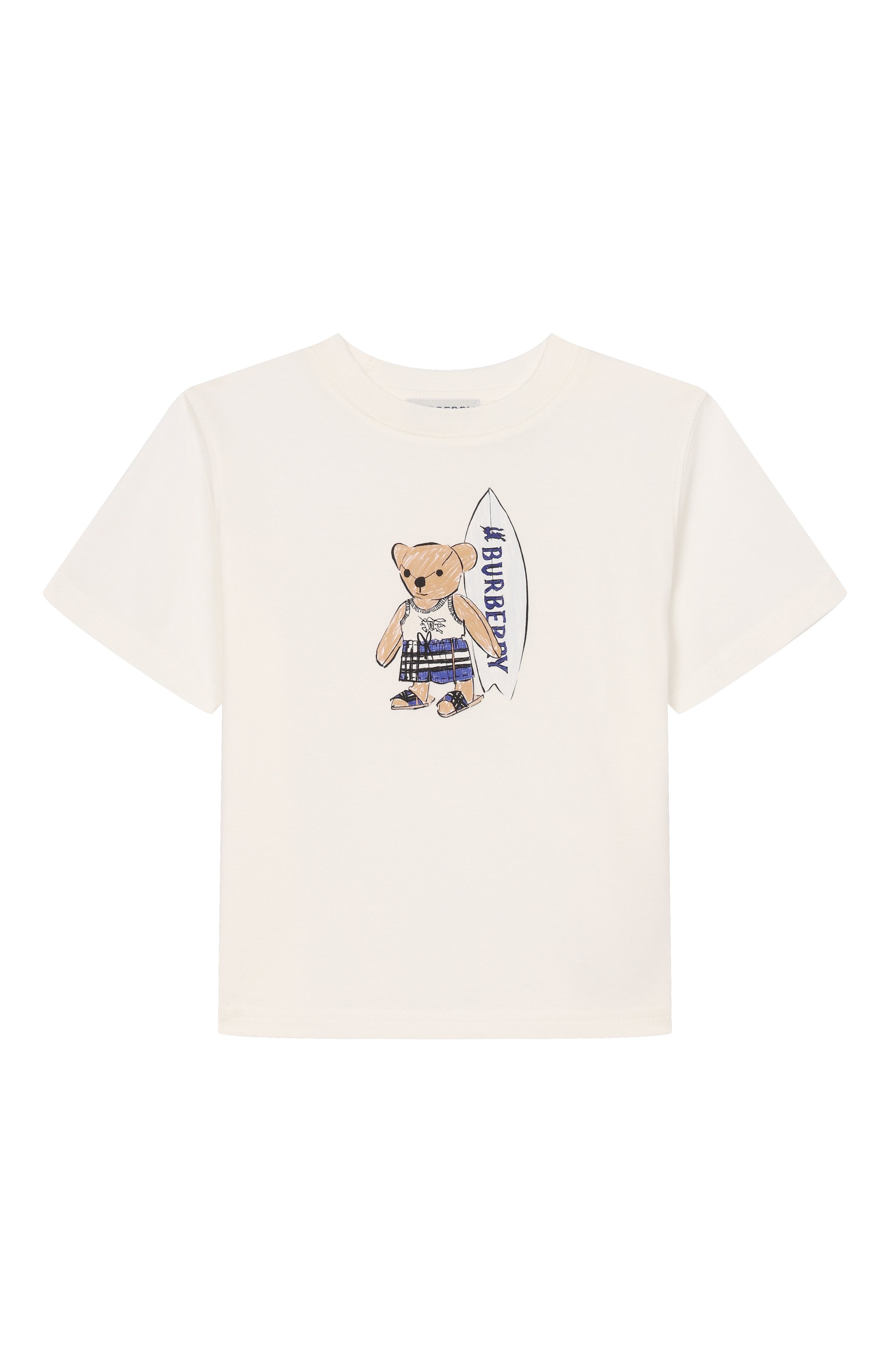 Хлопковая футболка BURBERRY, арт. 8121289, фото 1