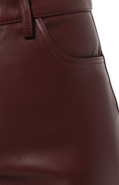Кожаные брюки LESYANEBO, арт. ICONIC/LEATHERTR001, фото 5
