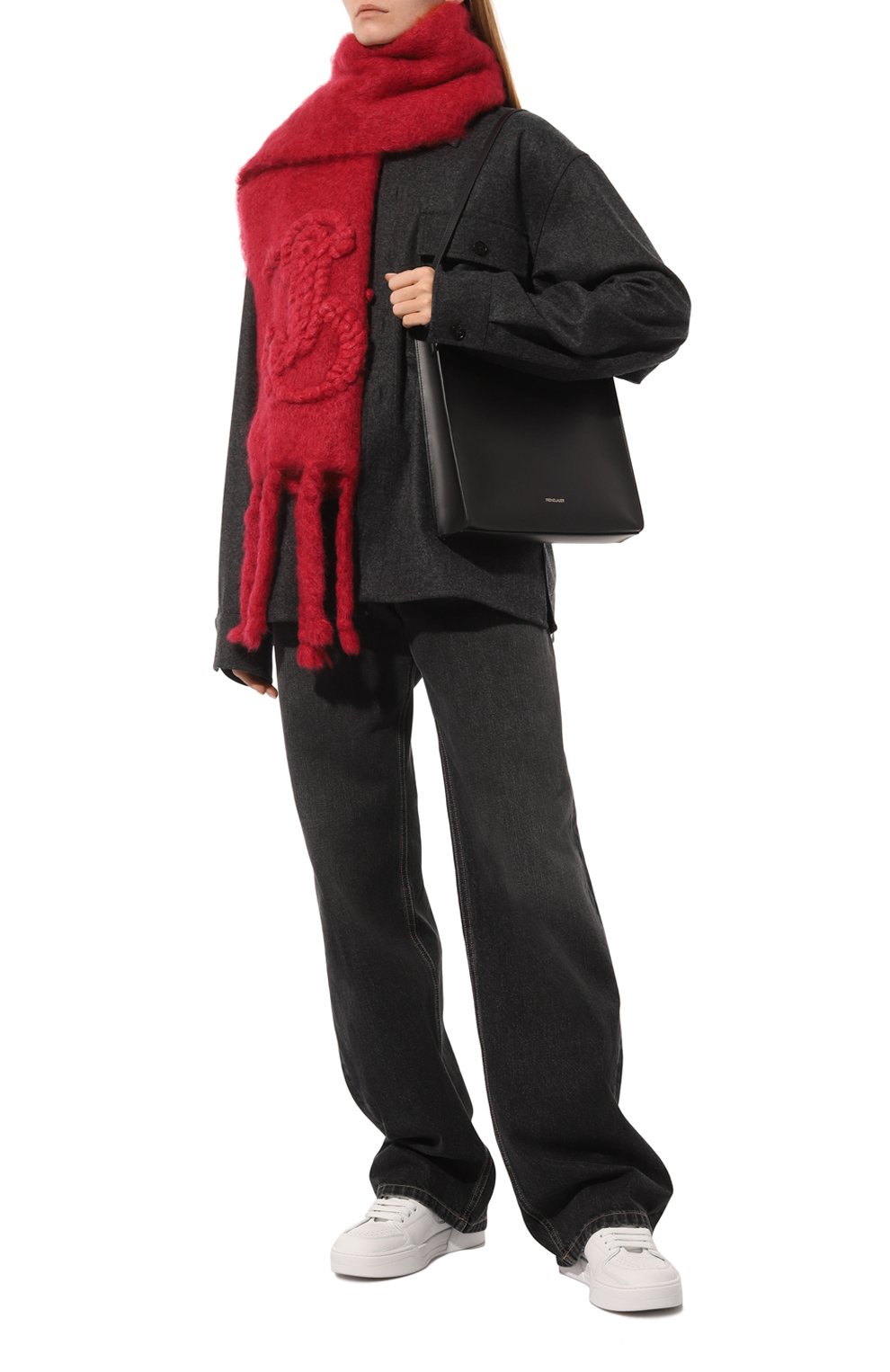 Шерстяной шарф JIL SANDER, арт. J40TE0111/J40041, фото 3