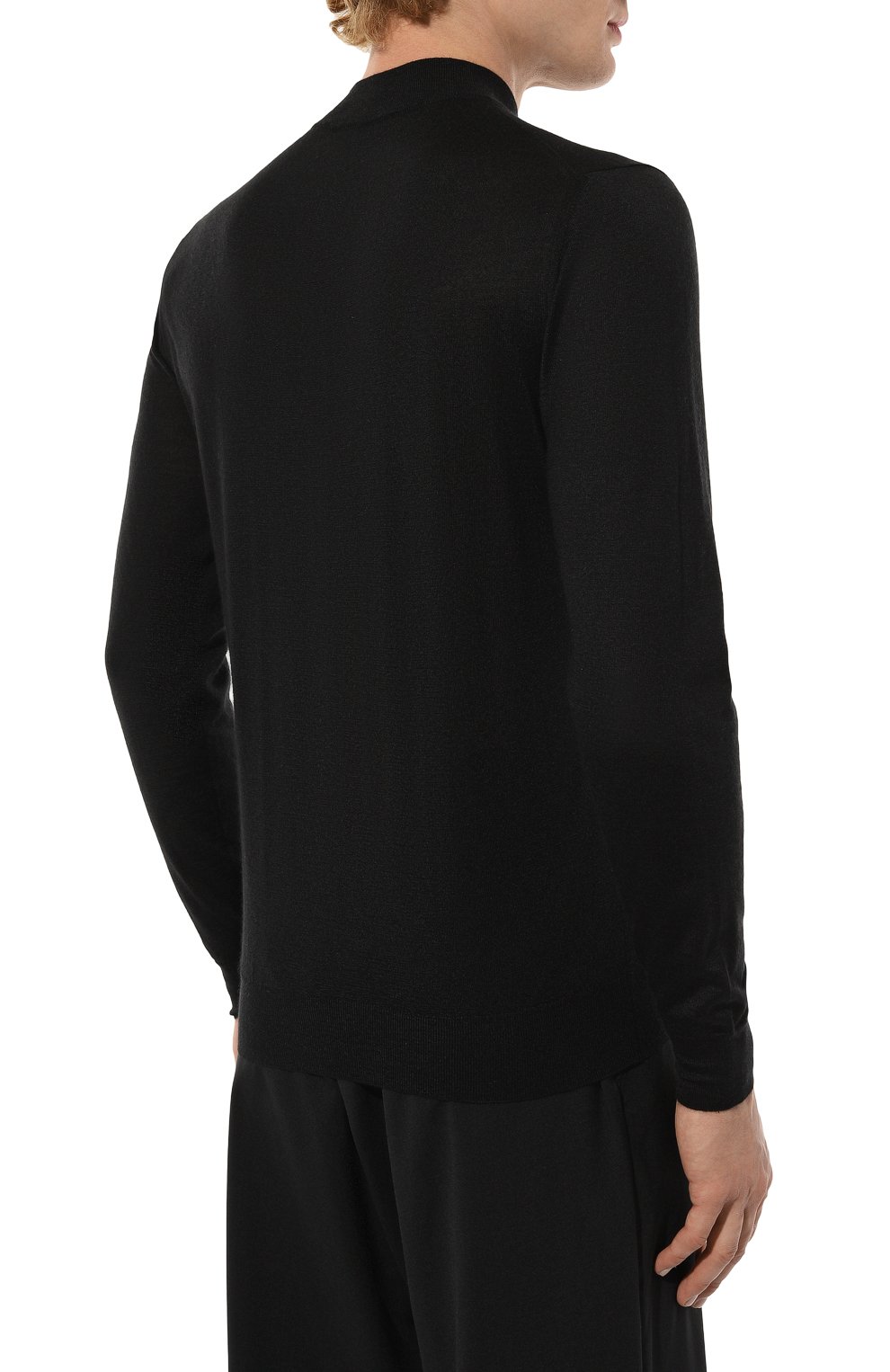 Водолазка из кашемира и шелка FEDELI темно-синего цвета по цене 78400 руб., арт. 6UI07090, фото 4 Водолазка из кашемира и шелка FEDELI, арт. 6UI07090, фото 4