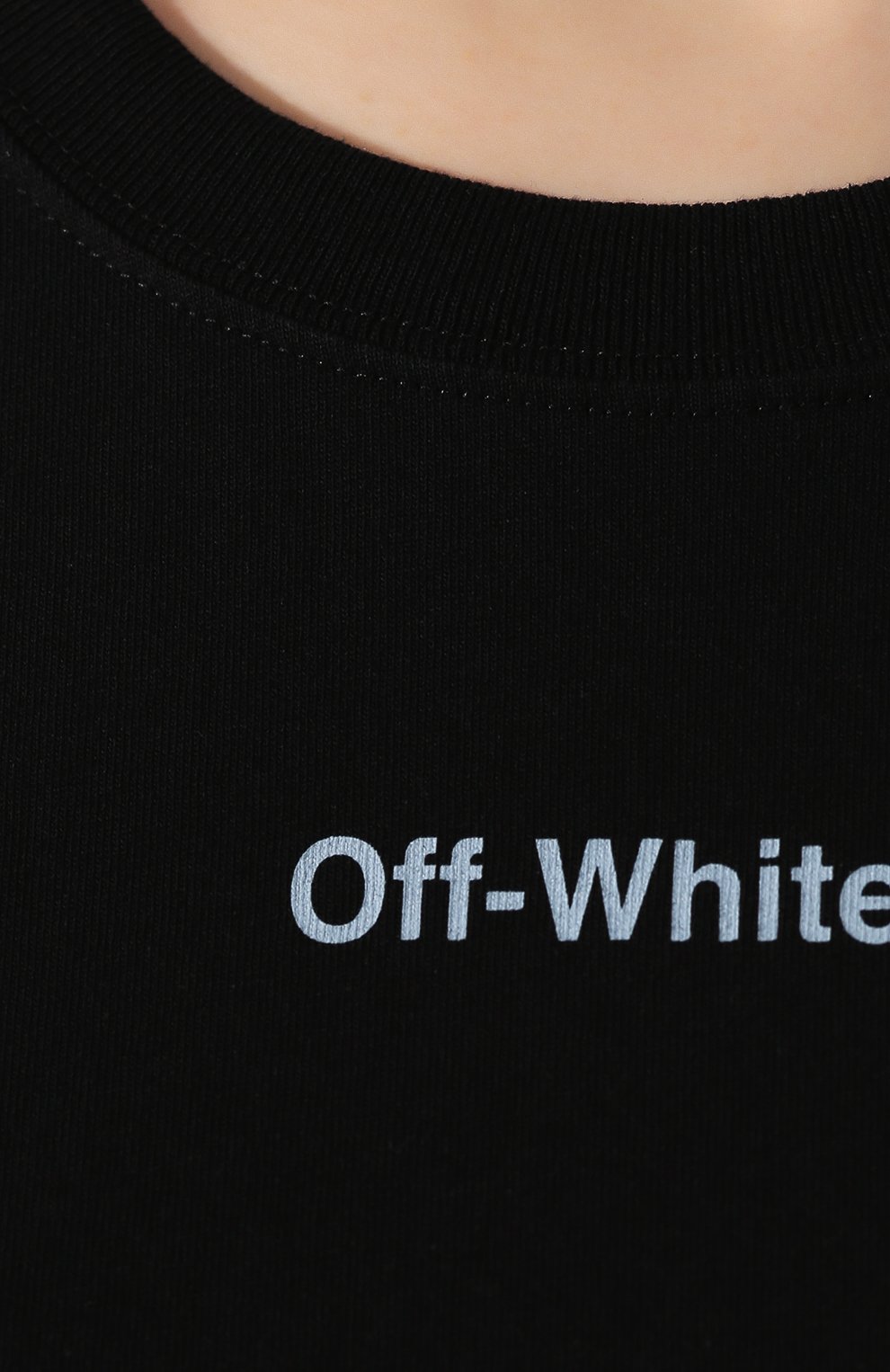 Хлопковая футболка OFF-WHITE, арт. 0WAA049R20B070431001, фото 5